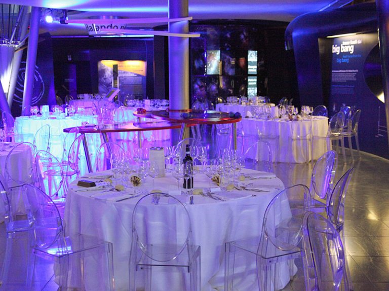 Piano -3 allestito per una cena privata